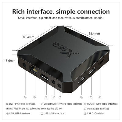 Allwinner H313 IPTV Smart Box แรม 1GB / 2GB แอนดรอยด์ Smart Quad Core TV Box